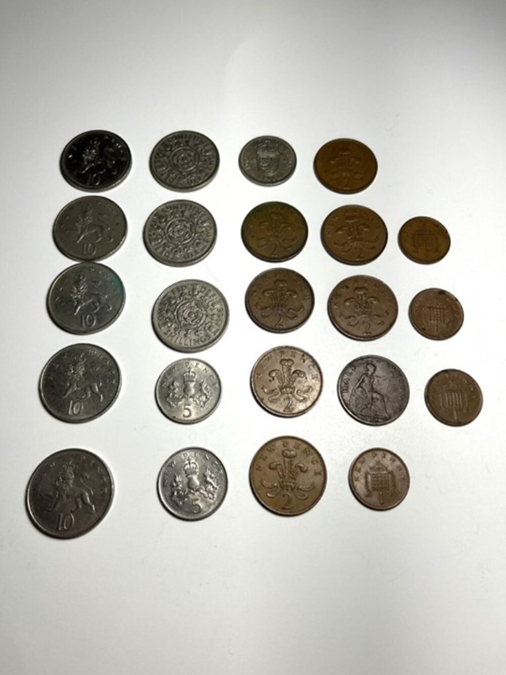 Lot Of English Coins
